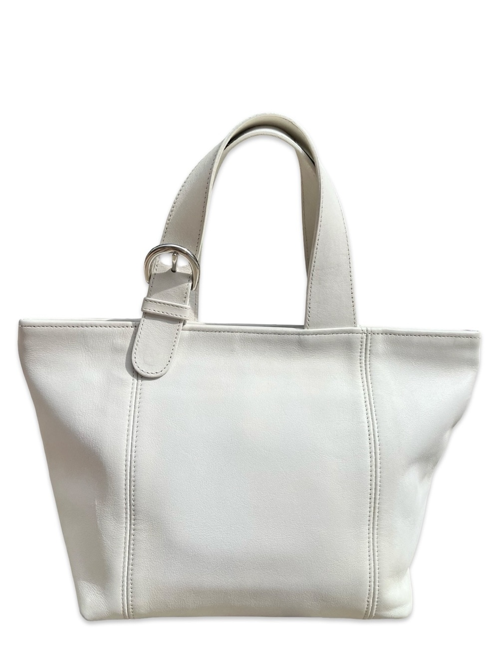 1996 Coach SoHo Waverly Bag in White and Silver - Picture 4 of 16
